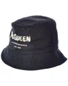 Alexander Mcqueen Mcqueen Graffiti Hat In Purple