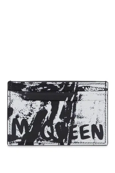 ALEXANDER MCQUEEN GRAFFITI CARDHOLDER