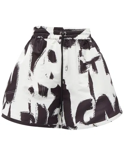 Pre-owned Alexander Mcqueen Graffiti High Waisted Shorts (authentic Pre-loved)