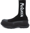 Alexander Mcqueen Sock-style Logo-print Boots