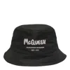 Alexander Mcqueen Men's Bucket Hat In Black