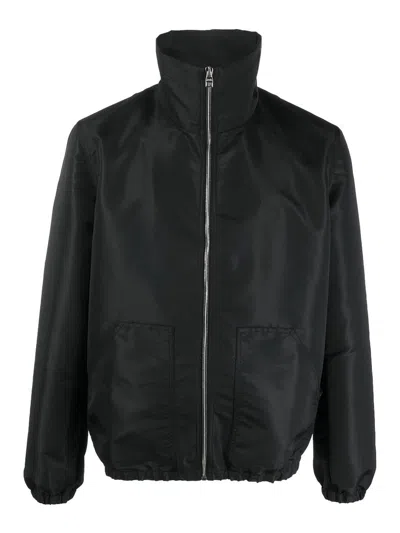 Alexander Mcqueen Alexander Mc Queen Logo Bomber Jacket In Black