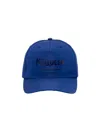 Alexander Mcqueen Graffiti-print Baseball Cap In Blue