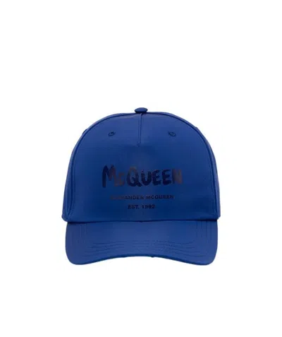ALEXANDER MCQUEEN ALEXANDER MCQUEEN LOGO PRINTED BASEBALL CAP