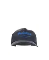 Alexander Mcqueen Graffiti-print Baseball Cap In Blue