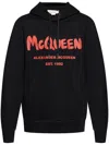 ALEXANDER MCQUEEN `GRAFFITI` PRINT HOODIE