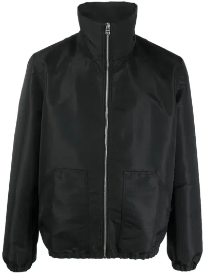 Alexander Mcqueen Alexander Mc Queen Logo Bomber Jacket In Black
