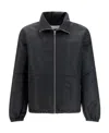 Alexander Mcqueen Graffiti-print Zip-up Jacket In Black