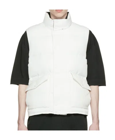 Alexander Mcqueen White Graffiti Vest In 0900 White/black