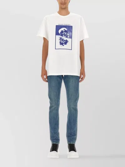 Alexander Mcqueen Graphic Logo Print T-shirt