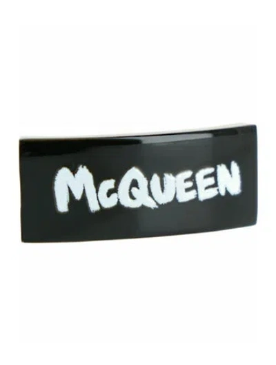 Pre-owned Alexander Mcqueen Graphic Print Bracelet W/ Tags In Black