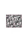 Alexander Mcqueen Graphic-print Branded Scarf In Black