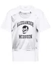 Alexander Mcqueen Mcqueen Logo Print T-shirt In White