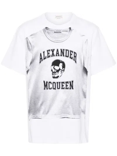 ALEXANDER MCQUEEN GRAPHIC-PRINT COTTON T-SHIRT