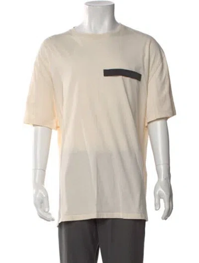 Pre-owned Alexander Mcqueen Graphic Print Crew Neck T-shirt In Neutral