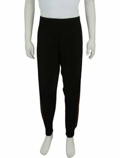 Pre-owned Alexander Mcqueen Graphic Print Joggers W/ Tags In Black