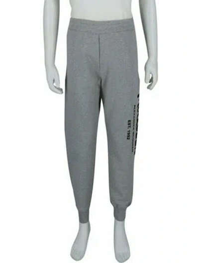 Pre-owned Alexander Mcqueen Graphic Print Joggers W/ Tags In Gray