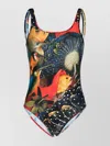 Alexander Mcqueen Printed Bodysuit