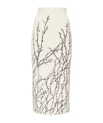 ALEXANDER MCQUEEN ALEXANDER MCQUEEN BACK SLIT PENCIL SKIRT