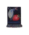 Alexander Mcqueen Graphic-print Scarf In Black