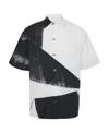 Alexander Mcqueen Alexander Mc Queen White/black Printed Shirt In White
