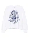 Alexander Mcqueen Graphic-print Sweatshirt In Neutral