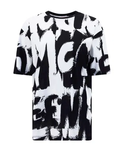 Alexander Mcqueen Graphic-print T-shirt In Black