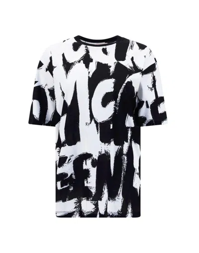 ALEXANDER MCQUEEN GRAPHIC PRINTED CREWNECK T-SHIRT