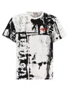 ALEXANDER MCQUEEN GRAPHIC PRINTED T-SHIRT | MEN'S REGULAR FIT, SHORT SLEEVES, ALL-OVER GRAPHIC PRINT, EMBROIDERED LOGO