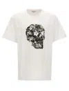 Alexander Mcqueen Mcqueen Men Printed T-shirt In White