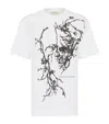 Alexander Mcqueen "oversized Cherry Blossom In Neutral