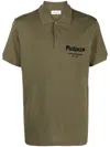Alexander Mcqueen Graffiti Logo-embroidered Polo Shirt In Green