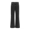 Shop Alexander Mcqueen Grey Denim Jeans