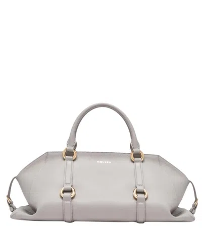 Alexander Mcqueen Women Grey Farringdon Large Satchel, Onesize Luxury Satchels For Women Darveys In Gray