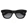 Alexander Mcqueen Grey Gradient Square Men's Sunglasses Am0421s 001 54 In Black