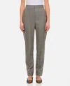 Alexander Mcqueen Slim Fit Trousers With Pockets And Belt Loops In Grey