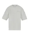 Alexander Mcqueen Logo T-shirt In Gray