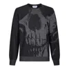 Alexander Mcqueen Skull Intarsia Wool Melange Crewneck Sweater In Multi