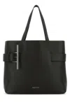 Alexander Mcqueen Alexander Mc Queen T Bar Leather Tote Bag In Black