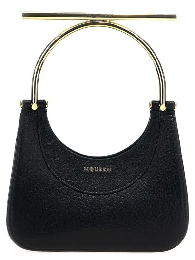 Alexander Mcqueen Mini Cross-bar Hand Bags Black