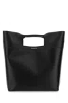 Alexander Mcqueen The Square Tote Bag In Black