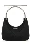 Alexander Mcqueen Mini Cross-bar Handbag In Black