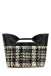 Alexander Mcqueen The Bow Bag In Black