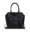 Alexander Mcqueen Farringdon Ring-detail Tote Bag In Black