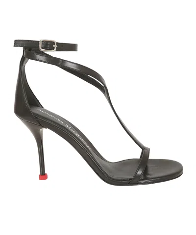 ALEXANDER MCQUEEN ALEXANDER MCQUEEN HARNESS ANKLE STRAP SANDALS
