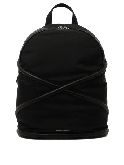 Alexander Mcqueen "harness" Backpack In Black