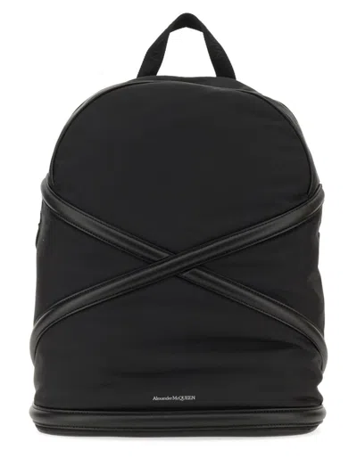 Alexander Mcqueen Harness Backpack In Black