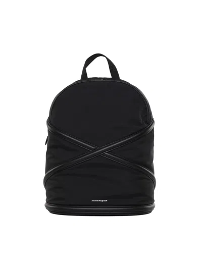 Alexander Mcqueen Harness Backpack In Black