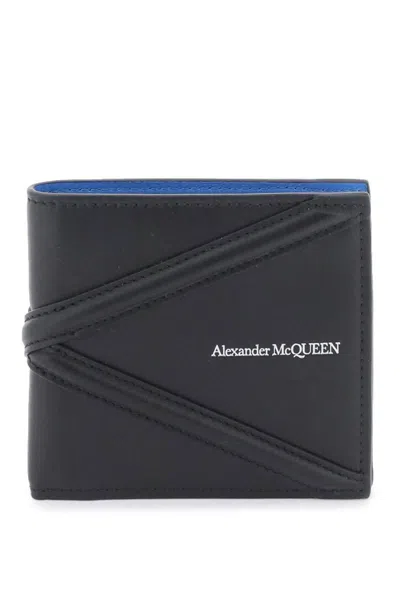 Alexander Mcqueen Harness Bifold Wallet In Black