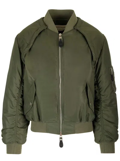 ALEXANDER MCQUEEN HARNESS BOMBER JACKET